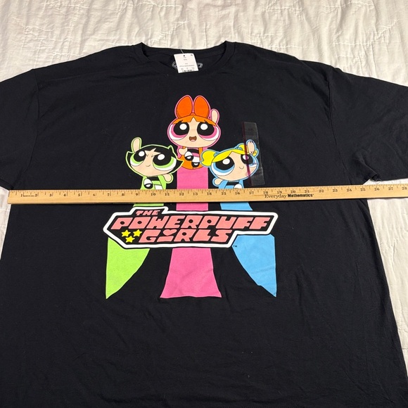 The Powerpuff Girls Cartoon Network Black Graphic T-Shirt XXL NWT - Picture 8 of 13